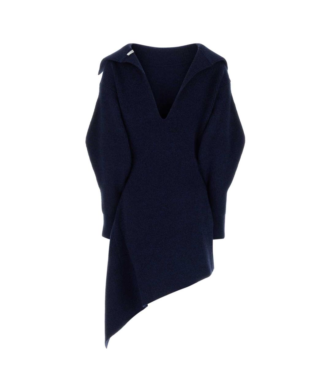 GIVENCHY Синее шерстяное платье, фото 2