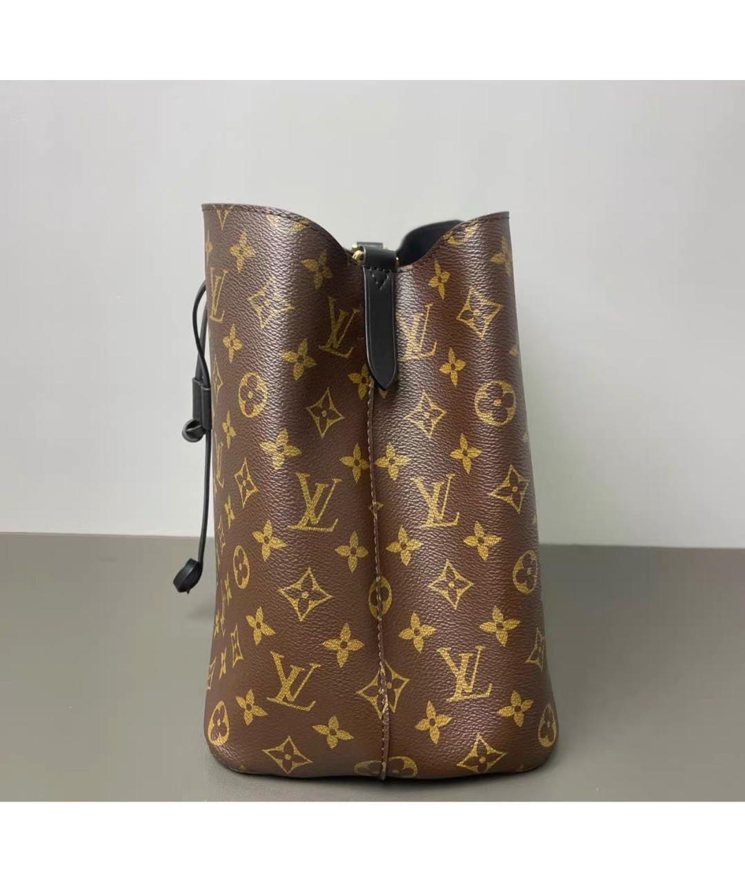 LOUIS VUITTON Коричневая сумка через плечо из канвы, фото 3