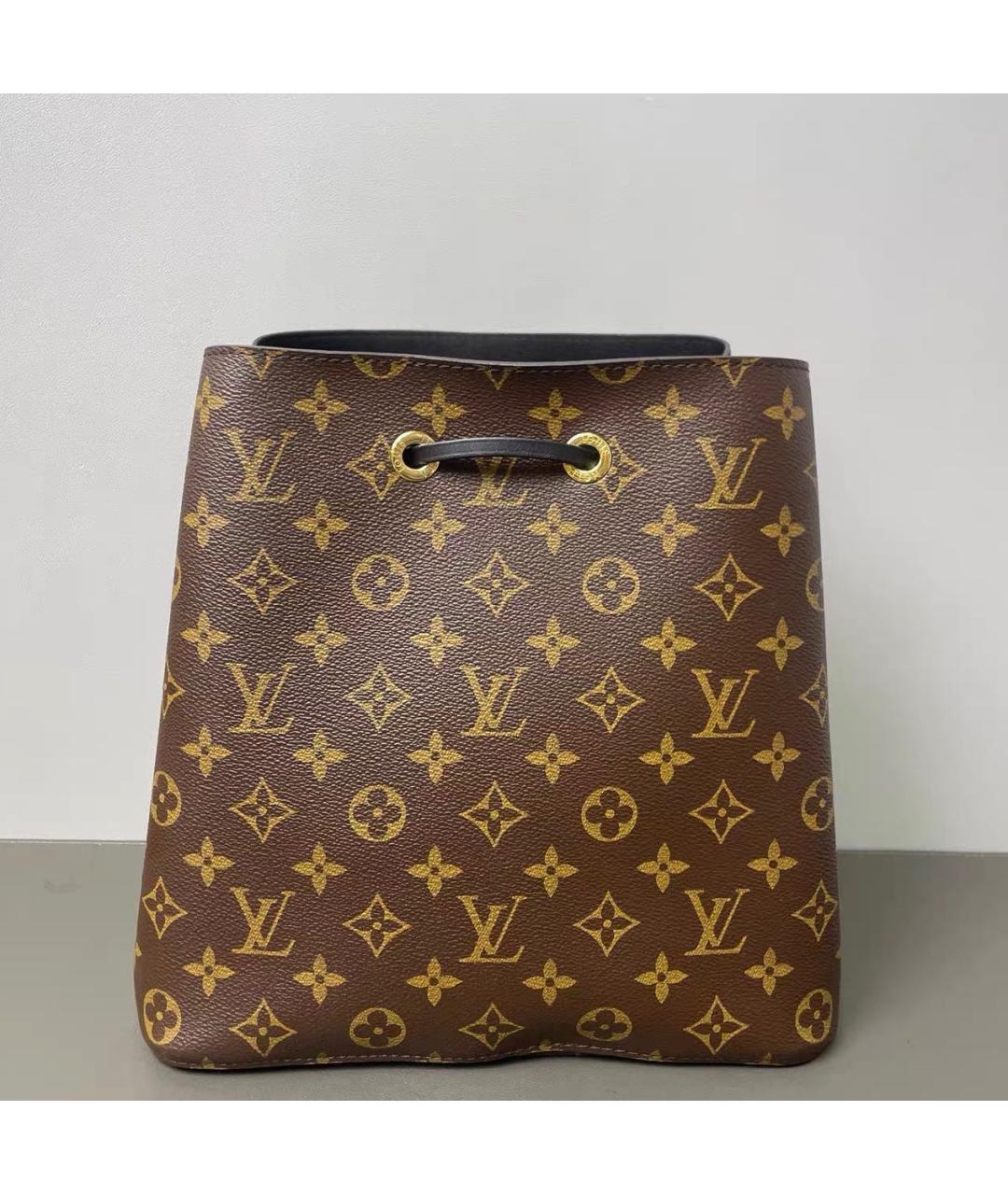 LOUIS VUITTON Коричневая сумка через плечо из канвы, фото 2