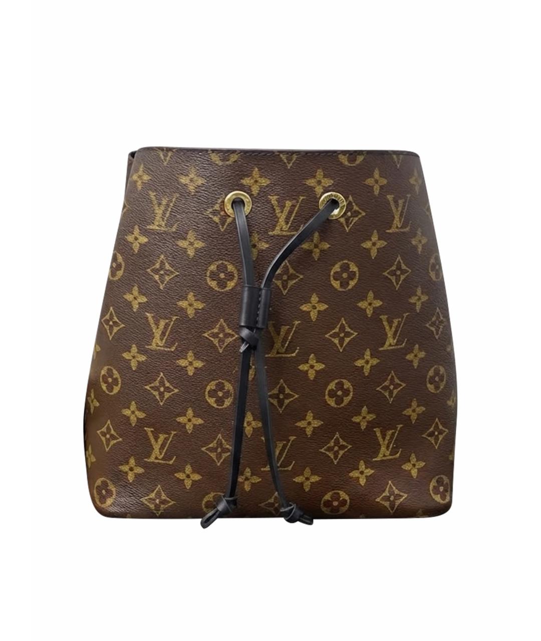 LOUIS VUITTON Коричневая сумка через плечо из канвы, фото 1