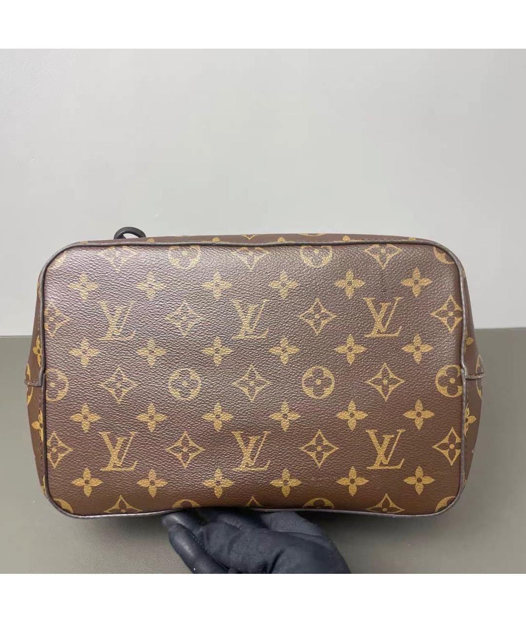 LOUIS VUITTON Коричневая сумка через плечо из канвы, фото 7