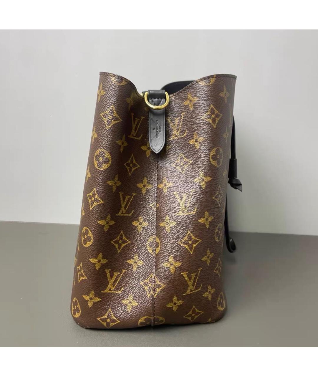 LOUIS VUITTON Коричневая сумка через плечо из канвы, фото 4