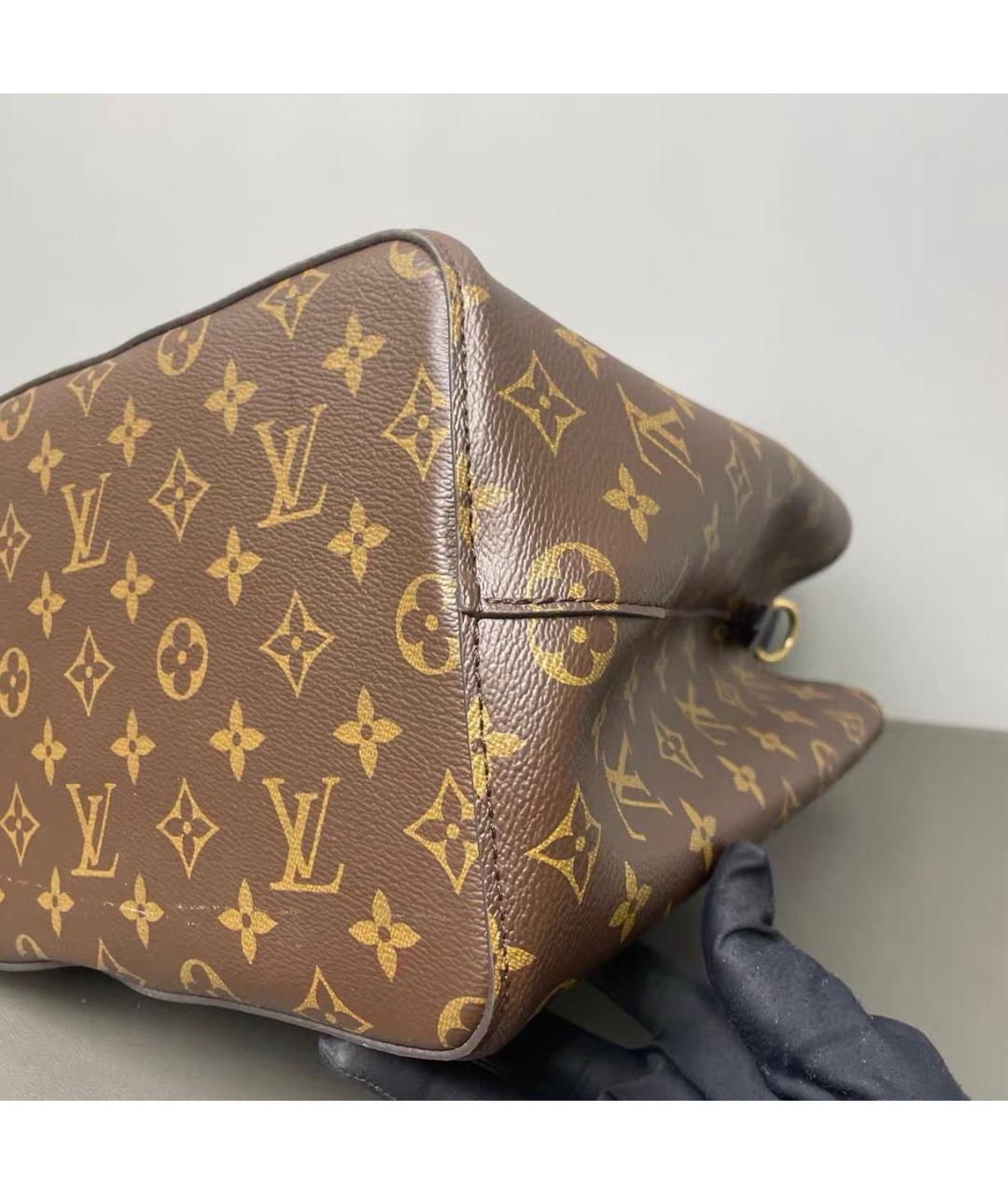 LOUIS VUITTON Коричневая сумка через плечо из канвы, фото 6