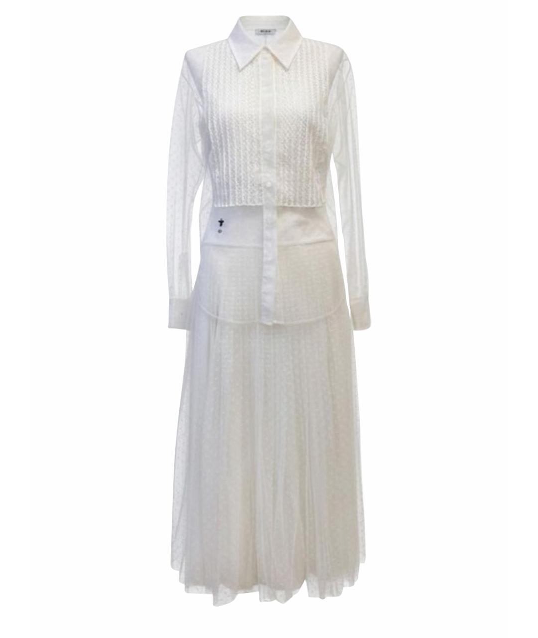 CHRISTIAN DIOR Шелковый костюм с юбками, фото 1