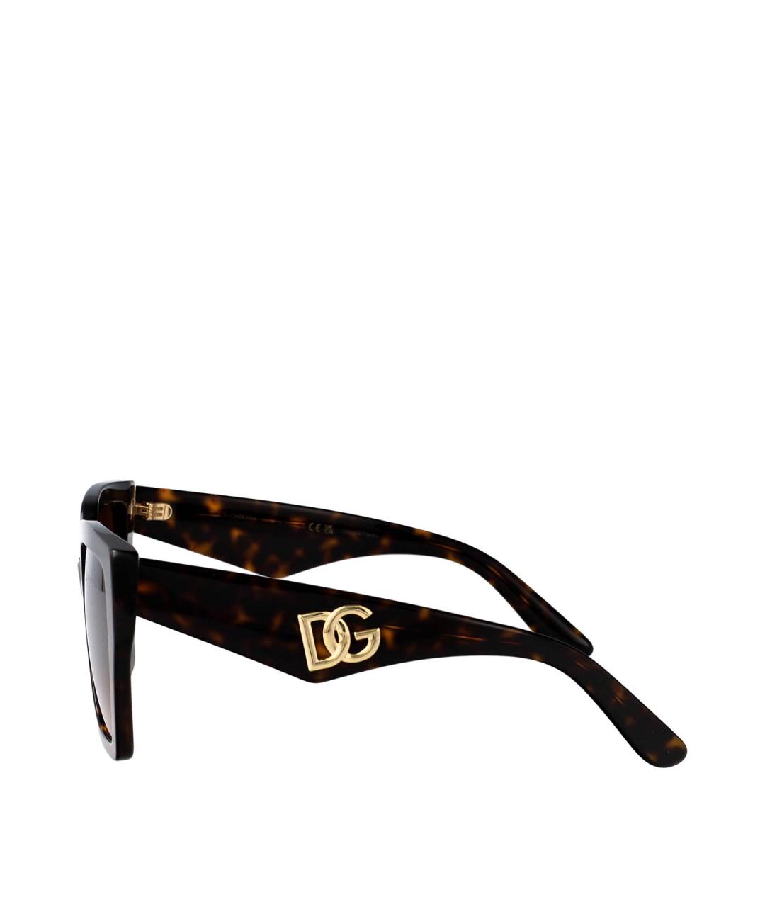 DOLCE&GABBANA Мульти пластиковые солнцезащитные очки, фото 3