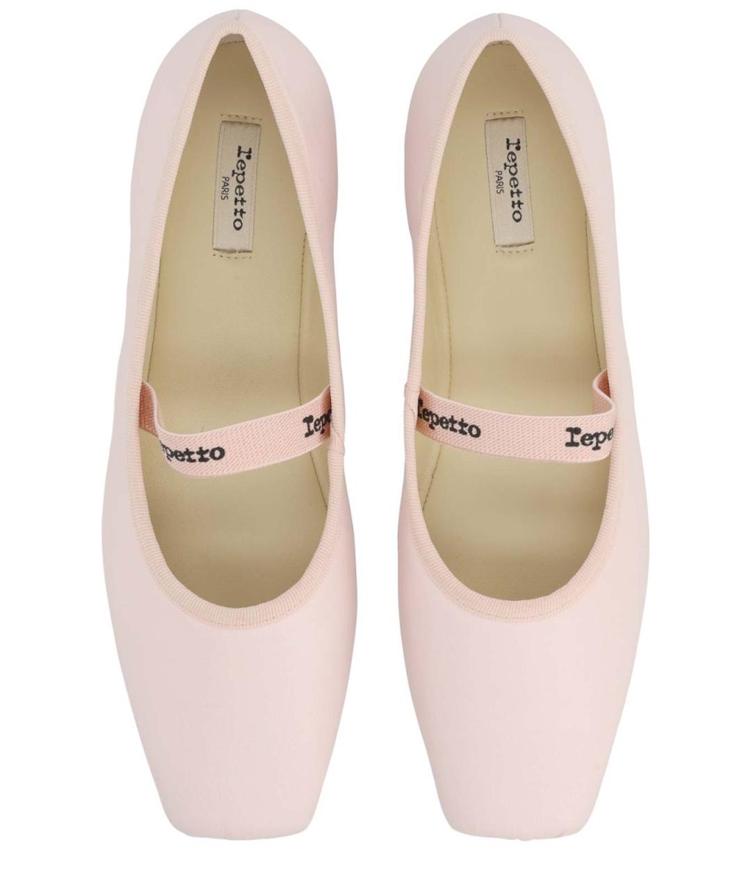 REPETTO Розовые кожаные балетки, фото 5
