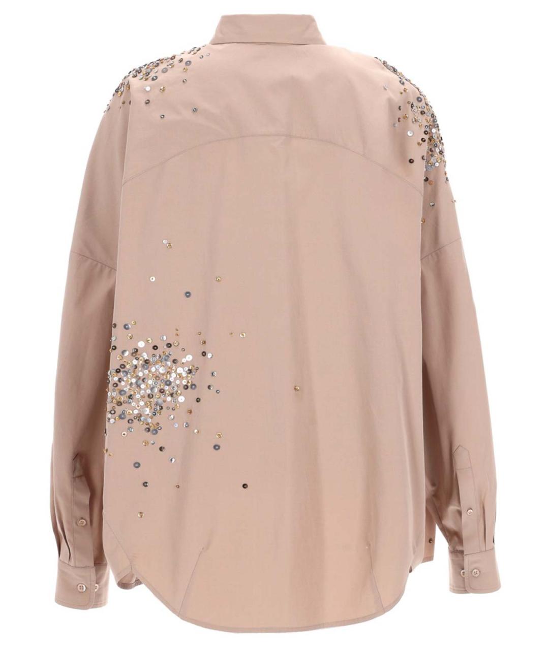 DRIES VAN NOTEN Розовая хлопковая рубашка, фото 3