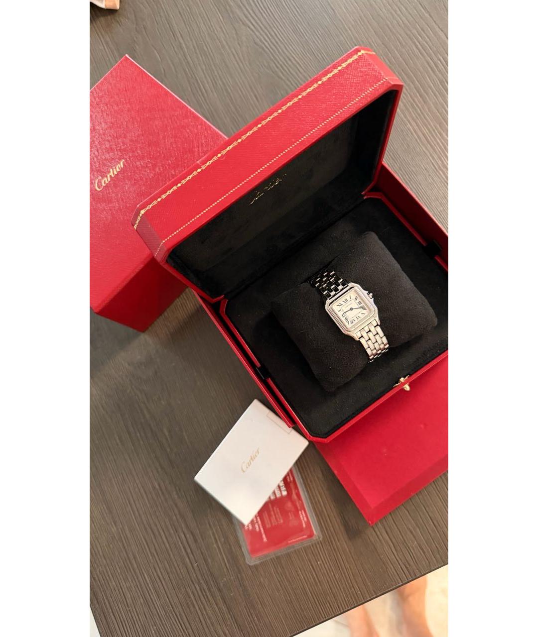CARTIER Серебряные металлические часы, фото 4