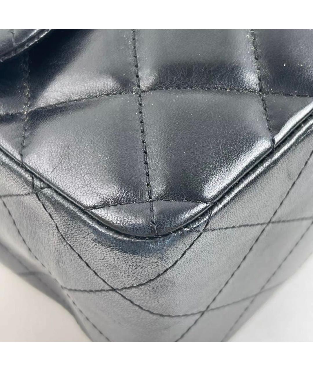 CHANEL Черная кожаная сумка тоут, фото 4