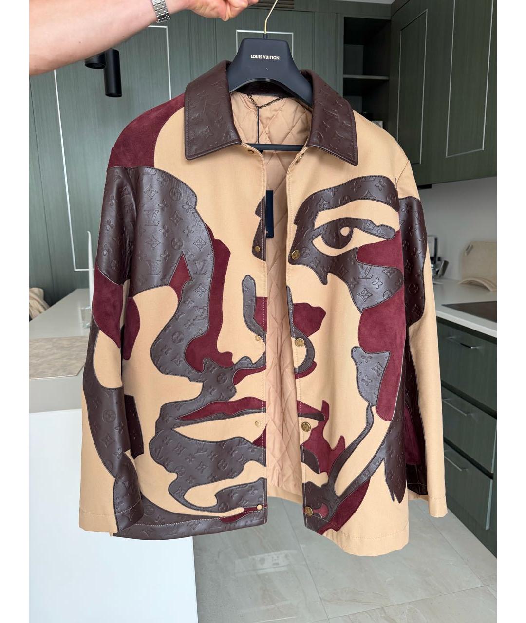 LOUIS VUITTON Мульти кожаная куртка, фото 9