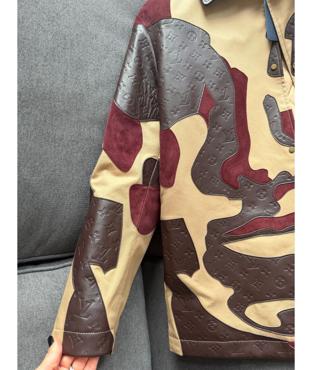LOUIS VUITTON Мульти кожаная куртка, фото 7