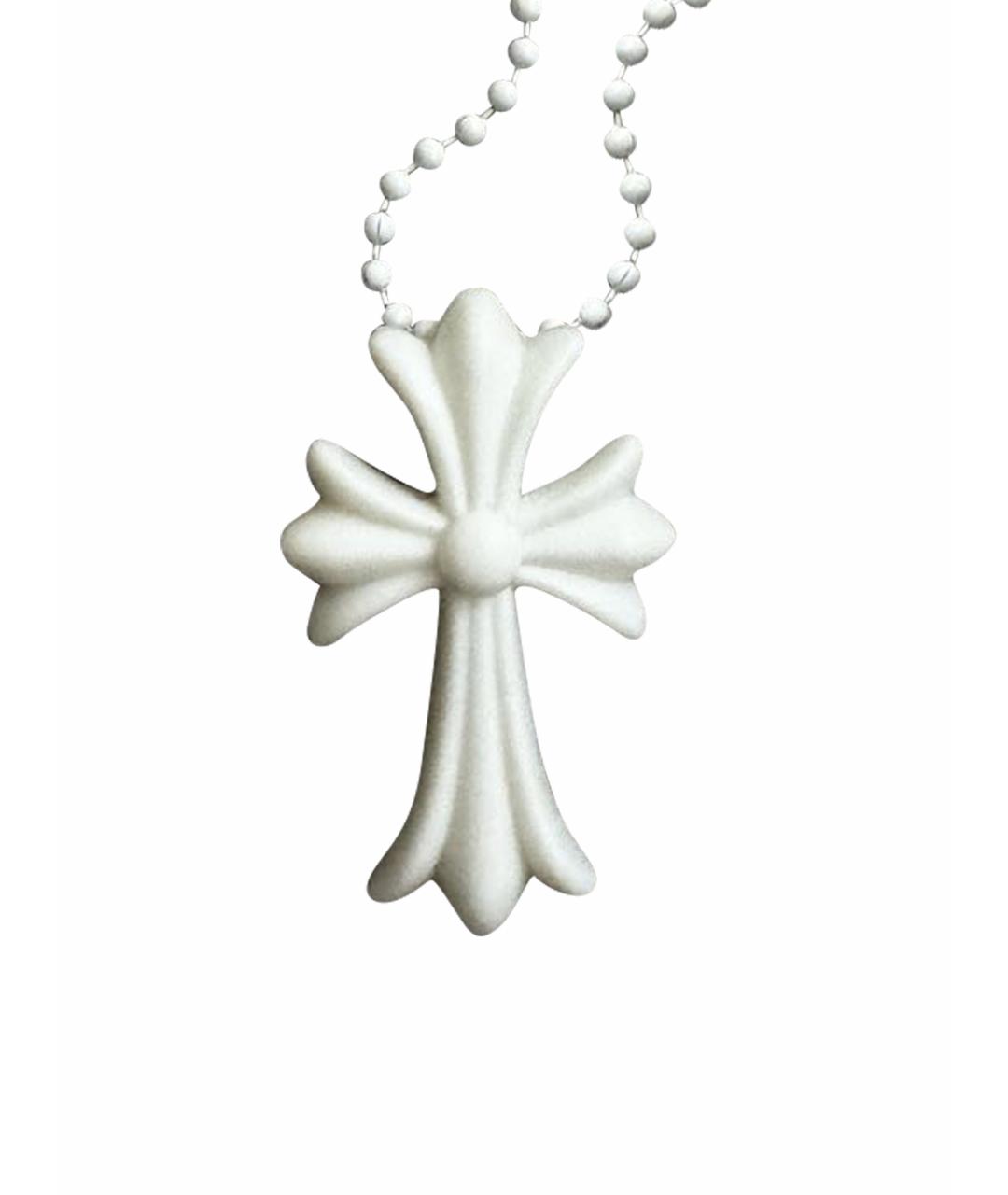 CHROME HEARTS Белая пластиковая цепочка/подвеска, фото 1