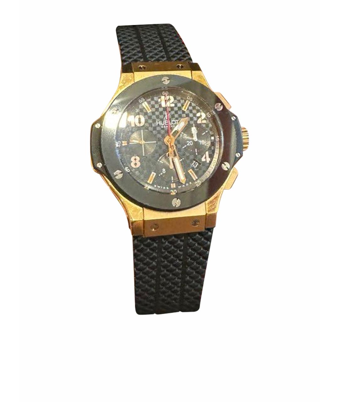 HUBLOT Черные часы из розового золота, фото 1