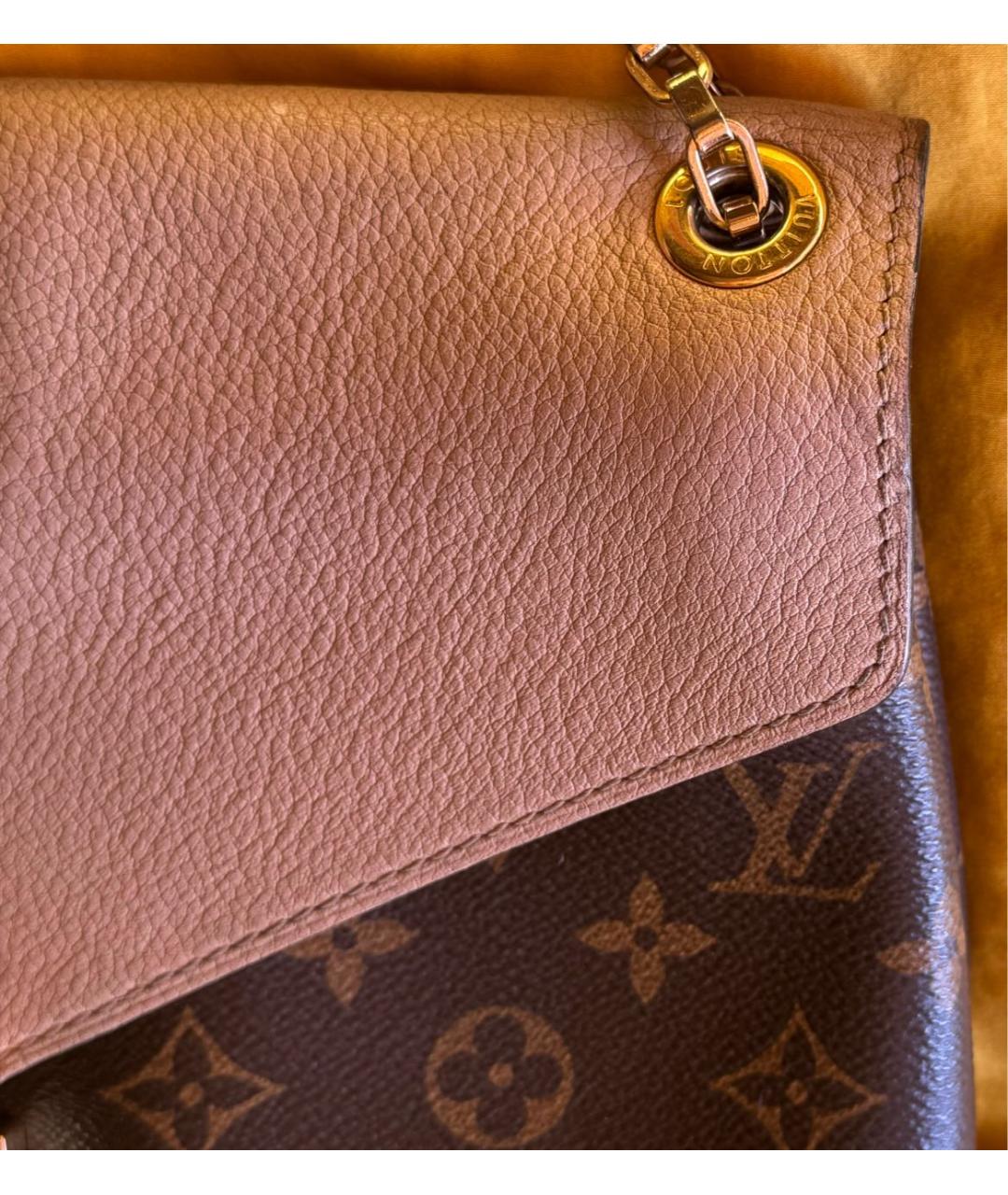 LOUIS VUITTON Бежевая сумка через плечо из канвы, фото 5