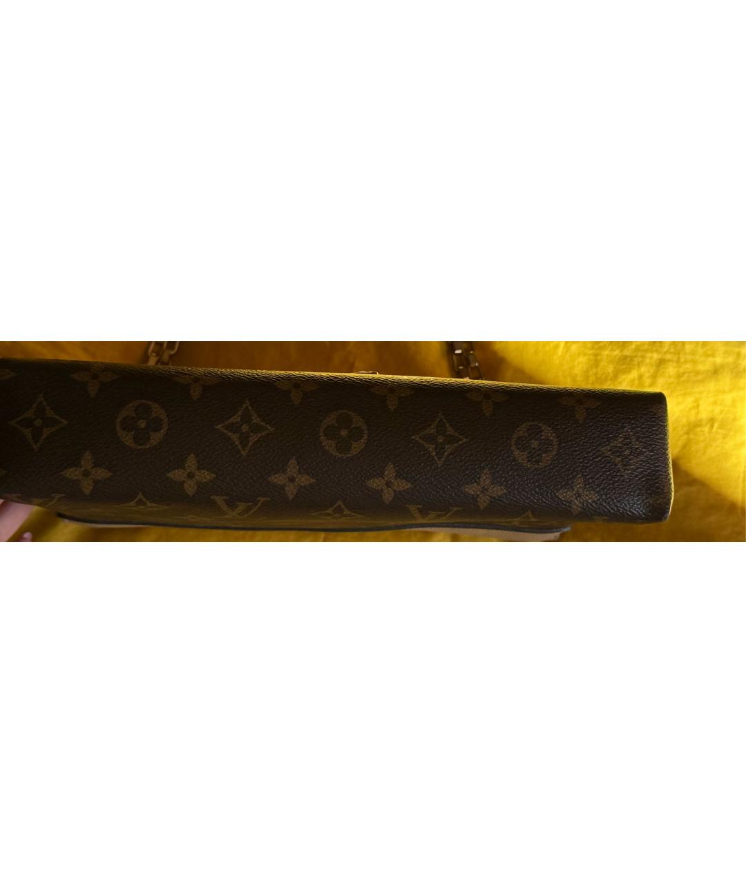 LOUIS VUITTON Бежевая сумка через плечо из канвы, фото 4