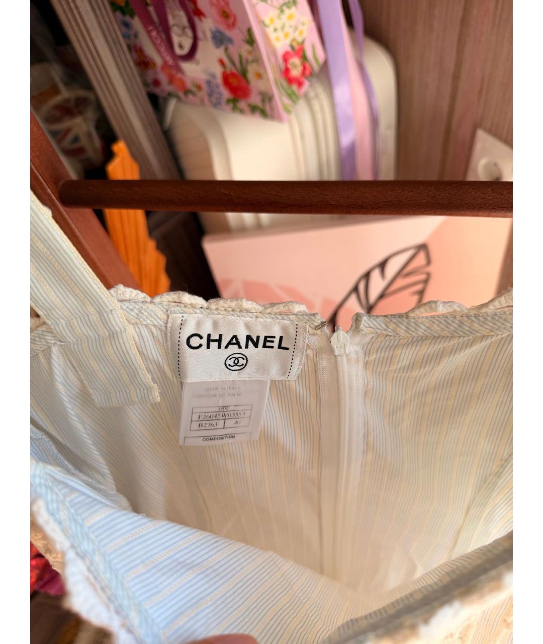 CHANEL Хлопковое повседневное платье, фото 3