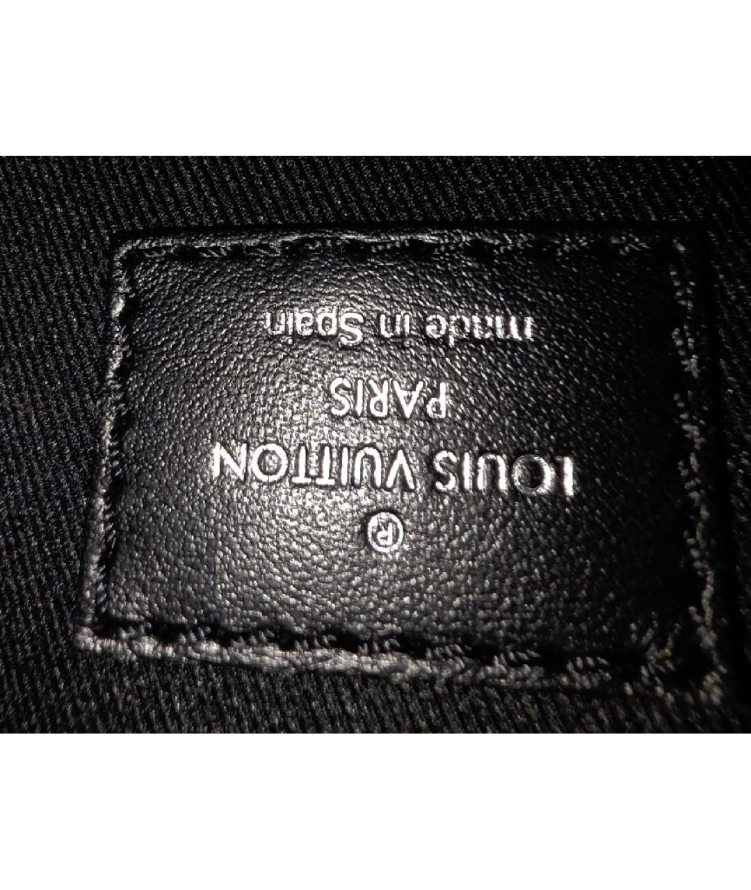 LOUIS VUITTON Серая сумка на плечо из канвы, фото 9