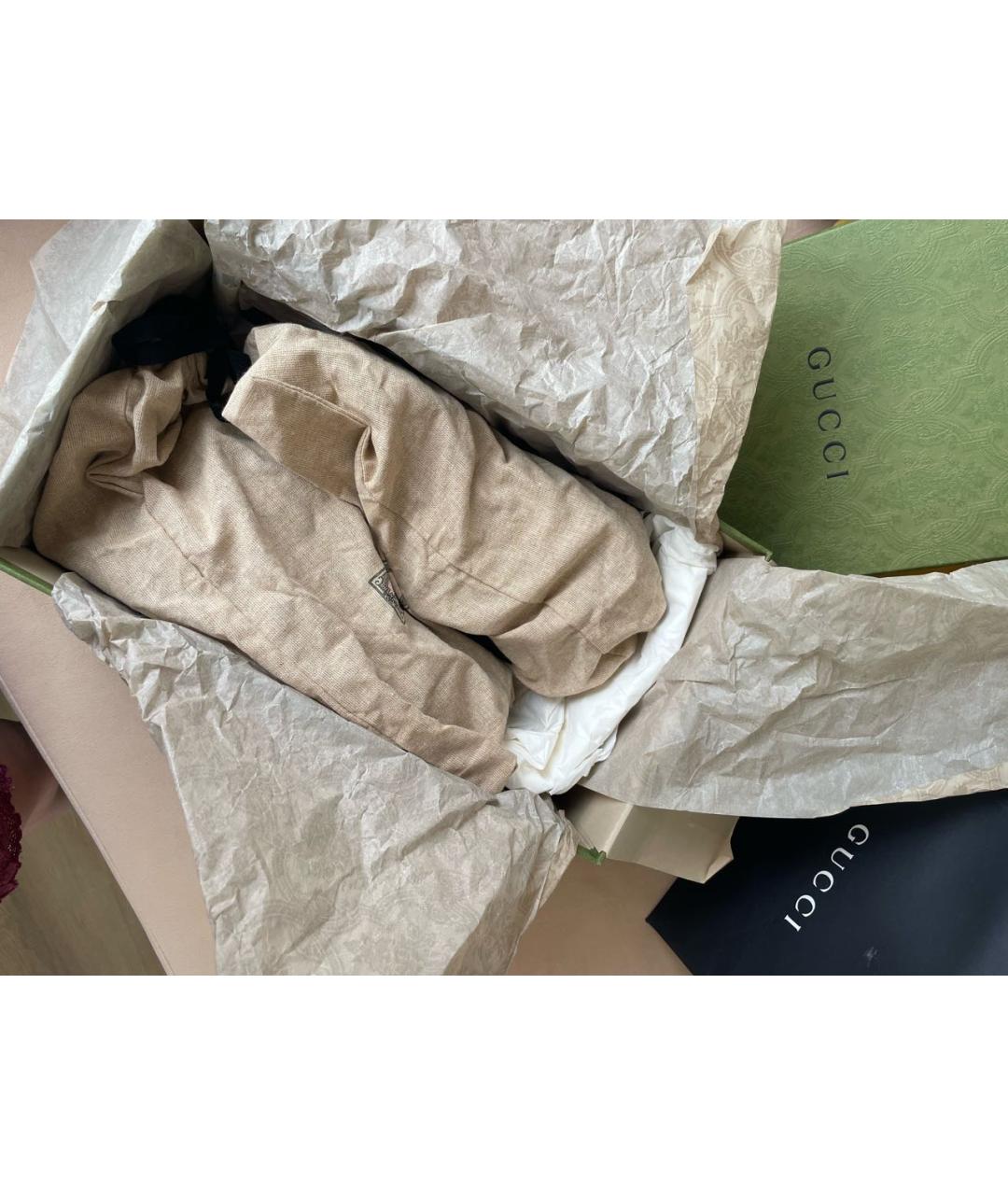 GUCCI Бежевые кроссовки, фото 5