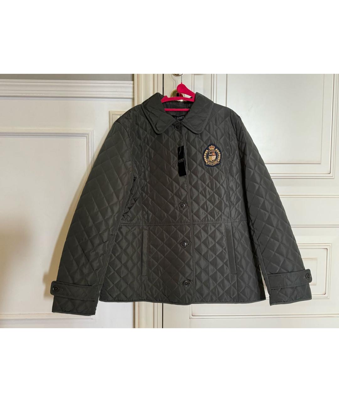 RALPH LAUREN Хаки полиэстеровая куртка, фото 4