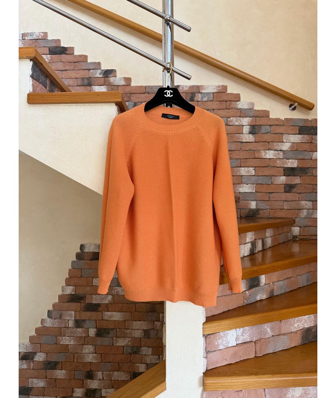 WEEKEND MAX MARA Оранжевый джемпер / свитер, фото 9