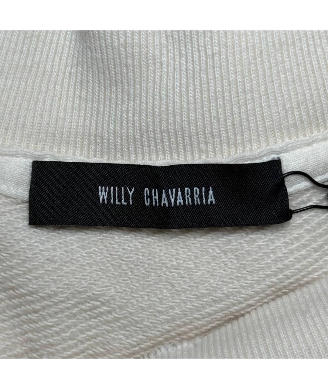 WILLY CHAVARRIA Белая хлопковая футболка, фото 9