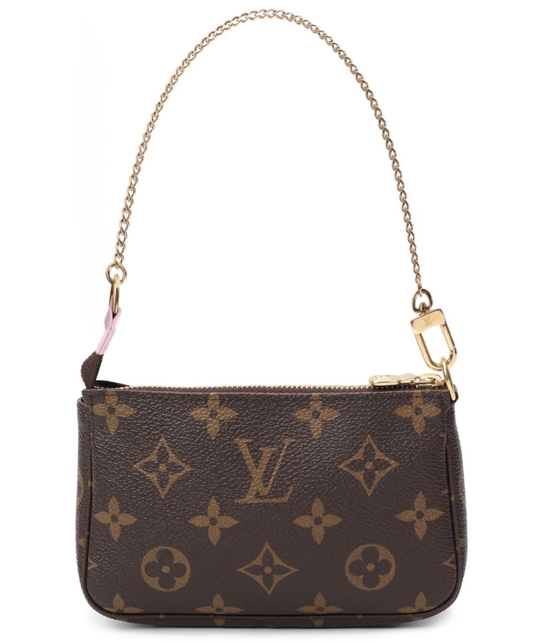LOUIS VUITTON Коричневая сумка через плечо из канвы, фото 2