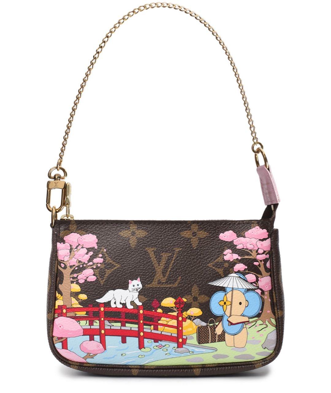 LOUIS VUITTON Коричневая сумка через плечо из канвы, фото 5