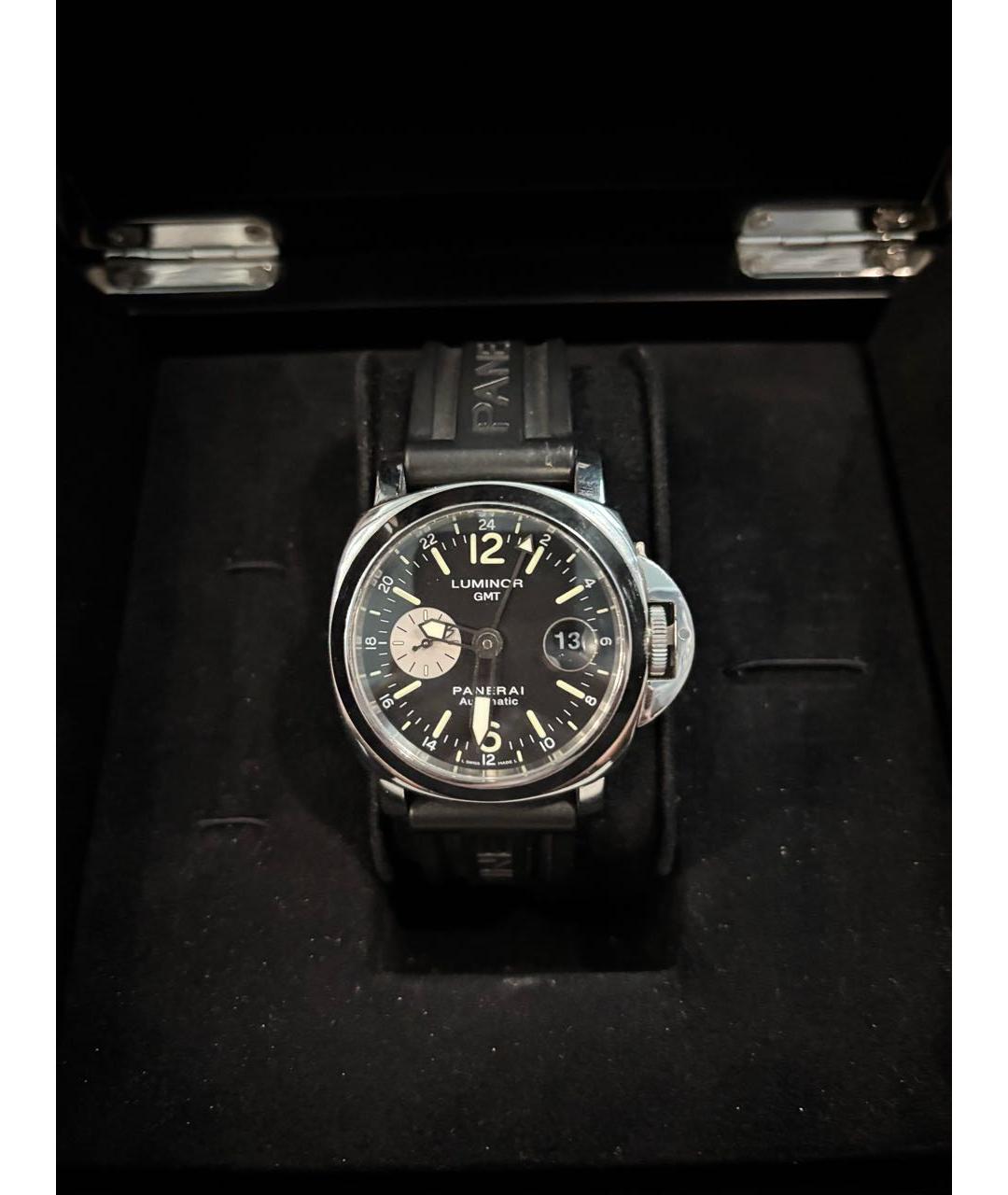 PANERAI Черные стальные часы, фото 5
