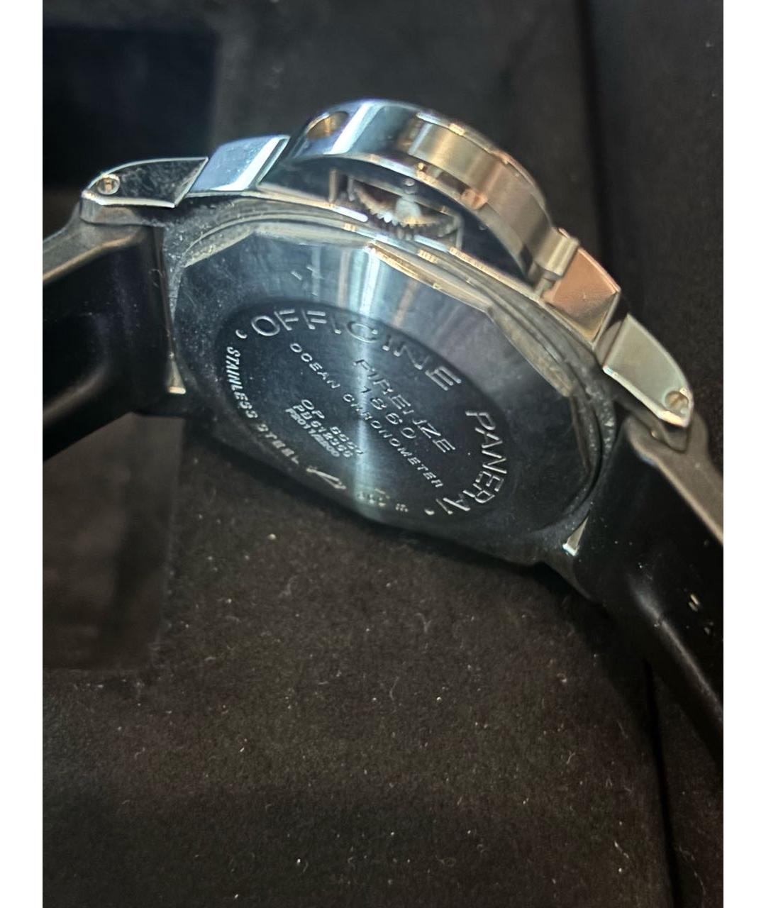 PANERAI Черные стальные часы, фото 2