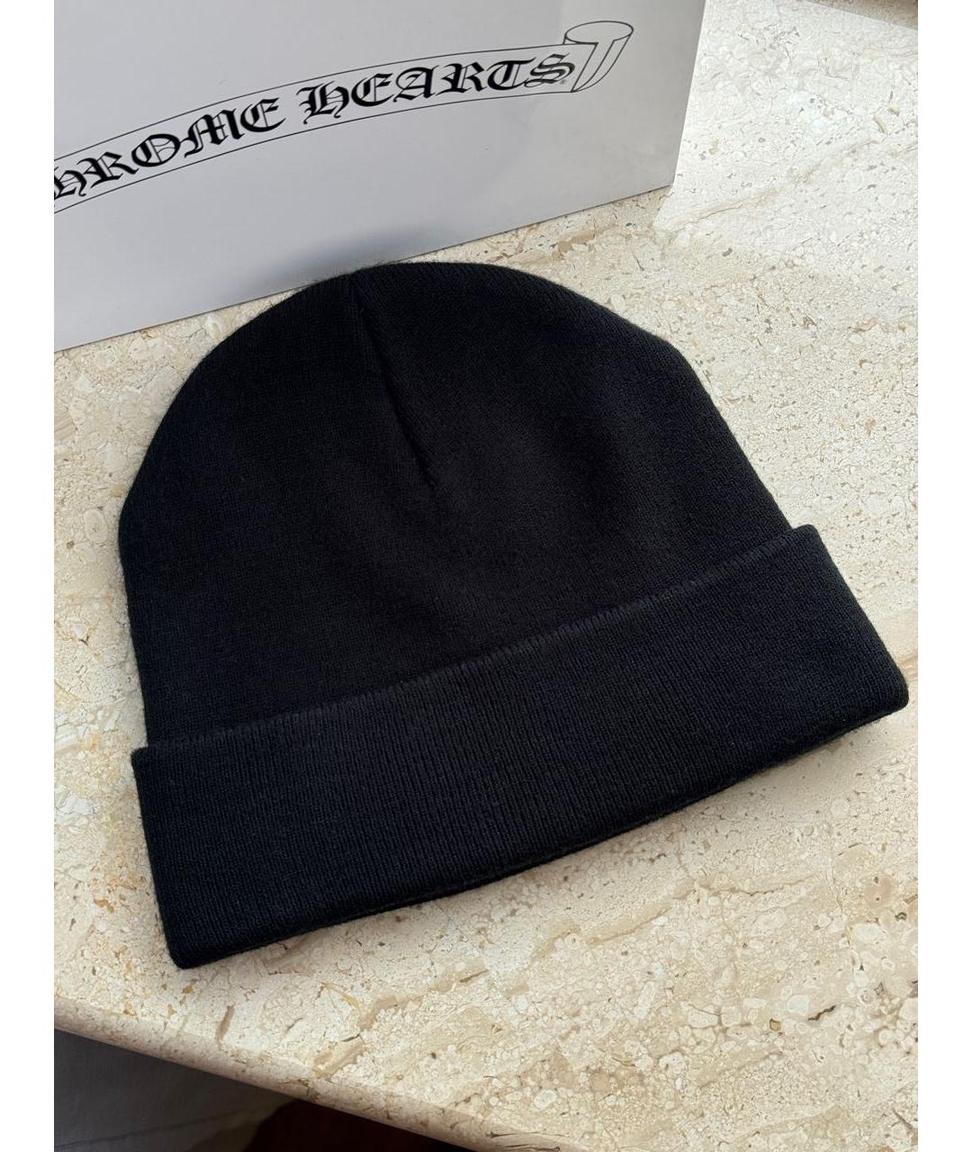 CHROME HEARTS Черная шапка, фото 4
