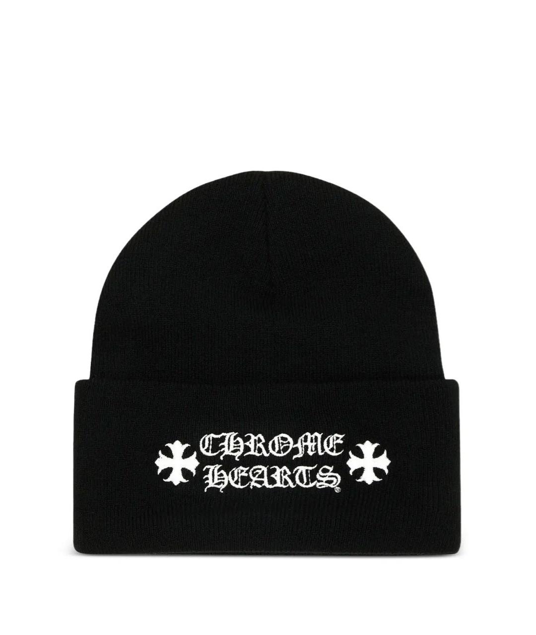 CHROME HEARTS Черная шапка, фото 9