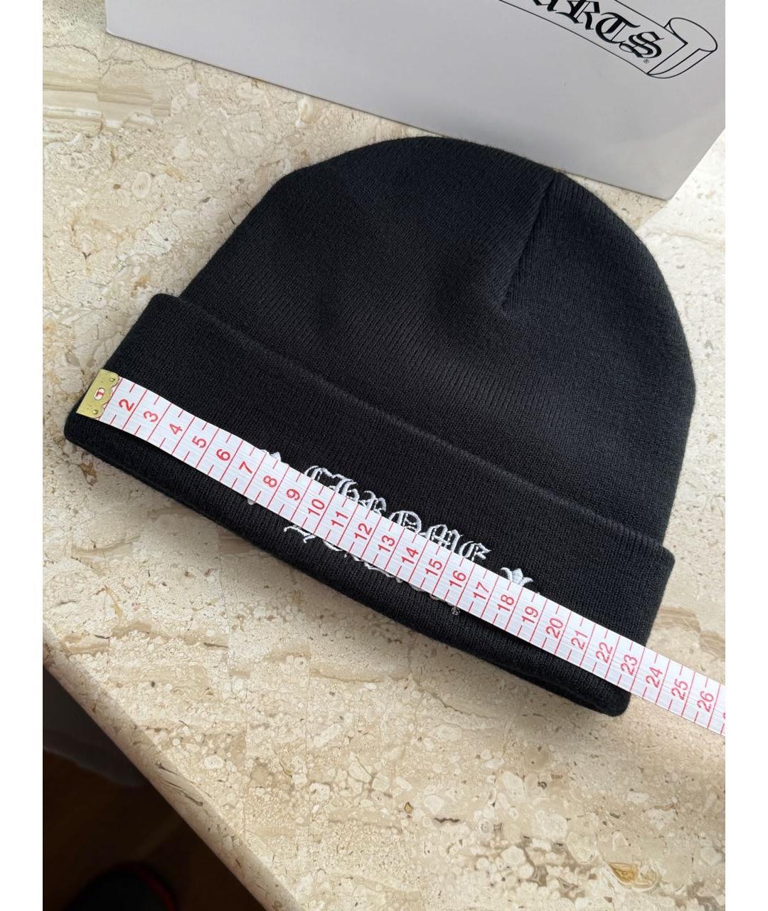 CHROME HEARTS Черная шапка, фото 8