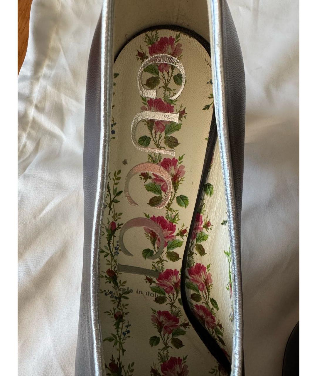 GUCCI Черные кожаные лоферы, фото 6