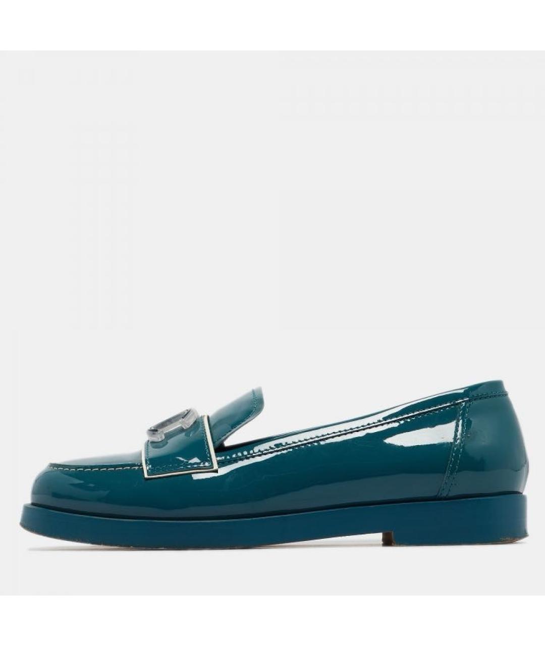 STUART WEITZMAN Зеленые замшевые туфли, фото 7