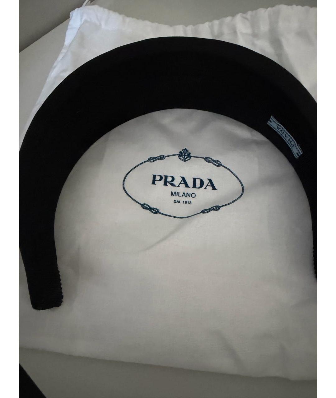 PRADA Черный ободок, фото 4