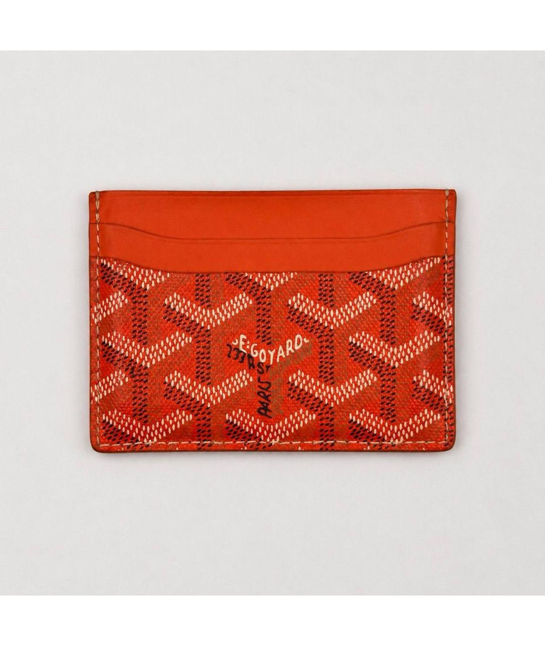 GOYARD Оранжевый кардхолдер, фото 4