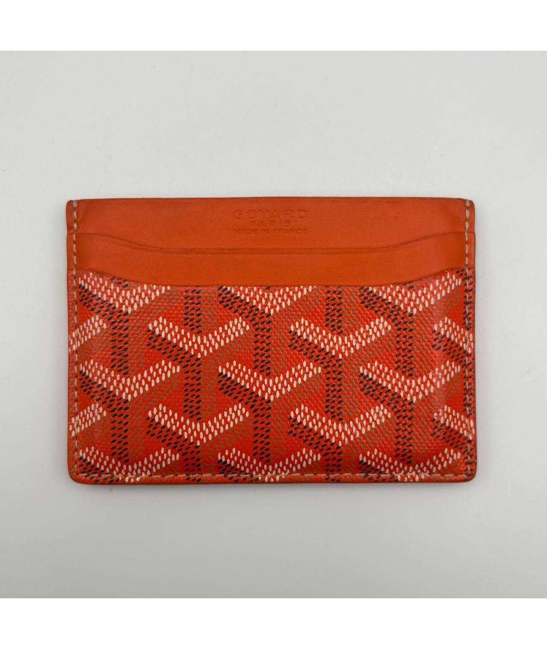 GOYARD Оранжевый кардхолдер, фото 2