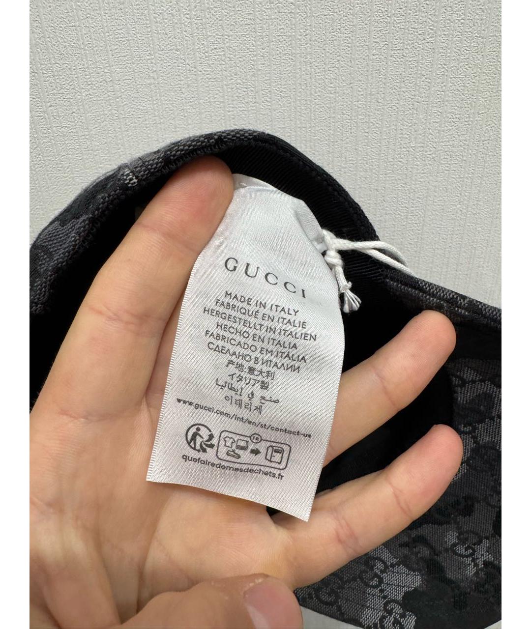 GUCCI Черная кепка/бейсболка, фото 6