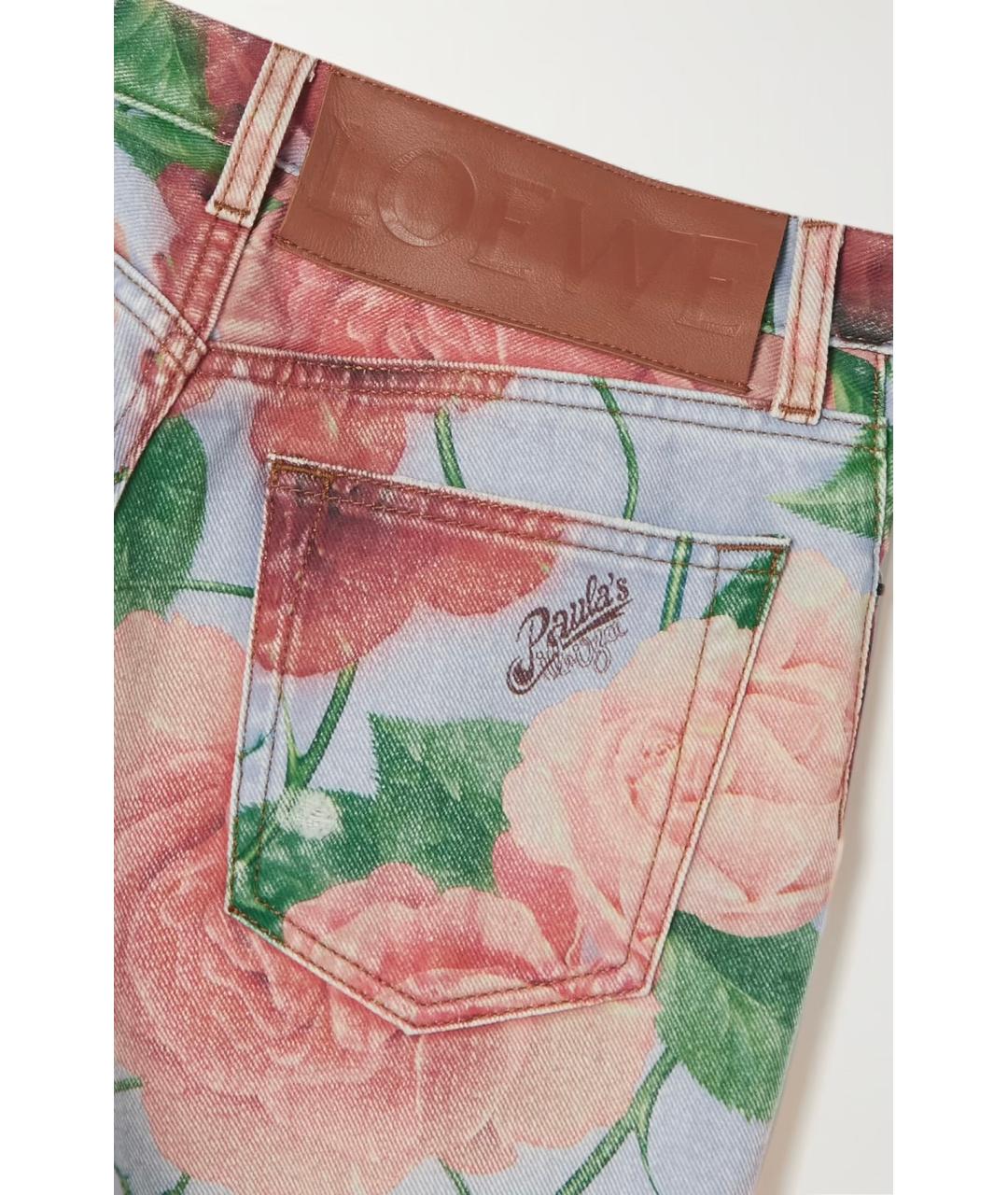 LOEWE Мульти хлопковые джинсы клеш, фото 8