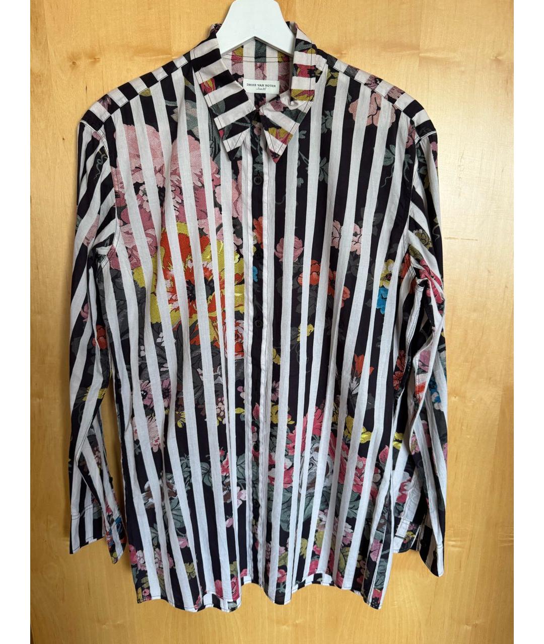 DRIES VAN NOTEN Мульти хлопковая рубашка, фото 8