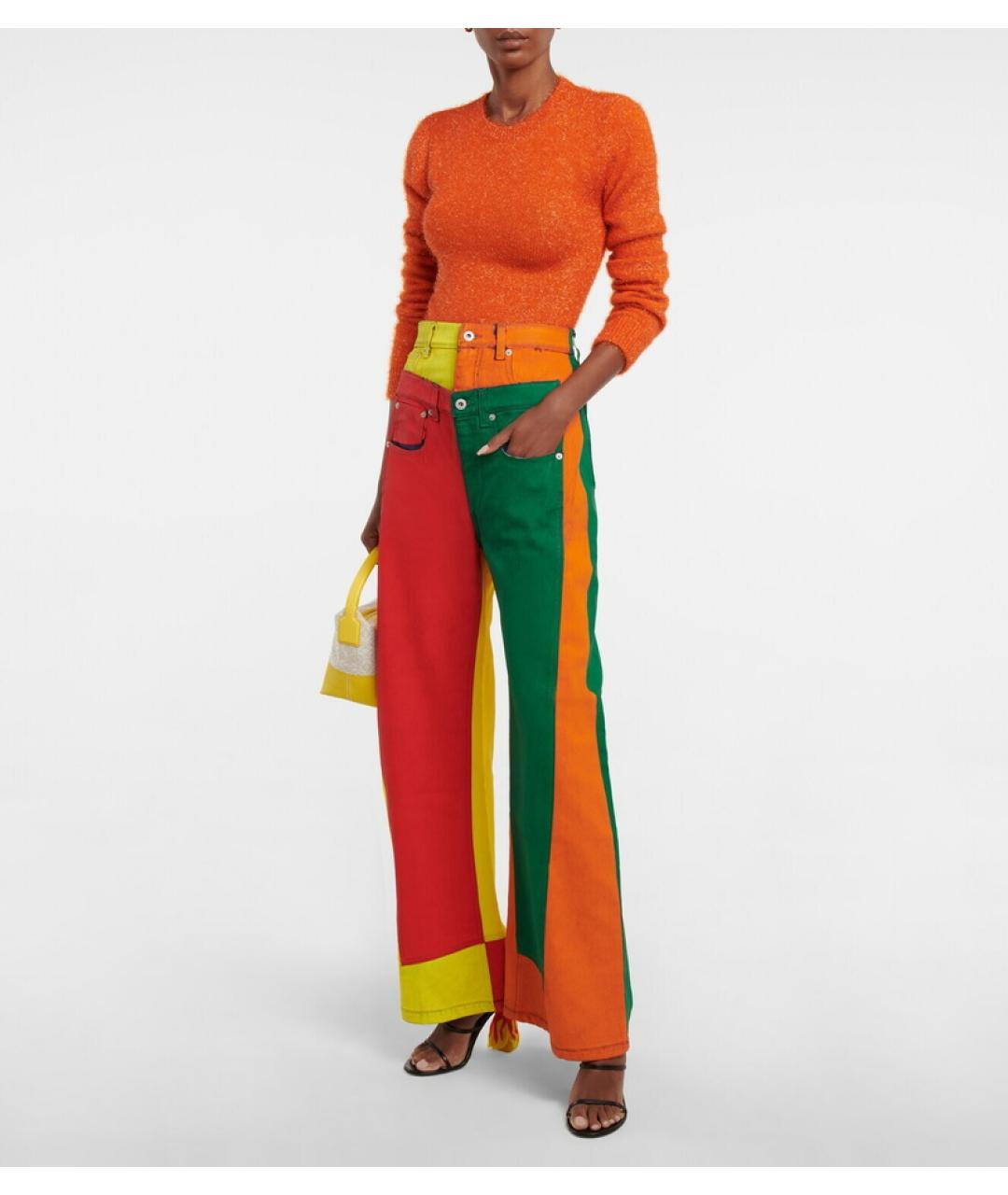 LOEWE Мульти хлопковые джинсы клеш, фото 6