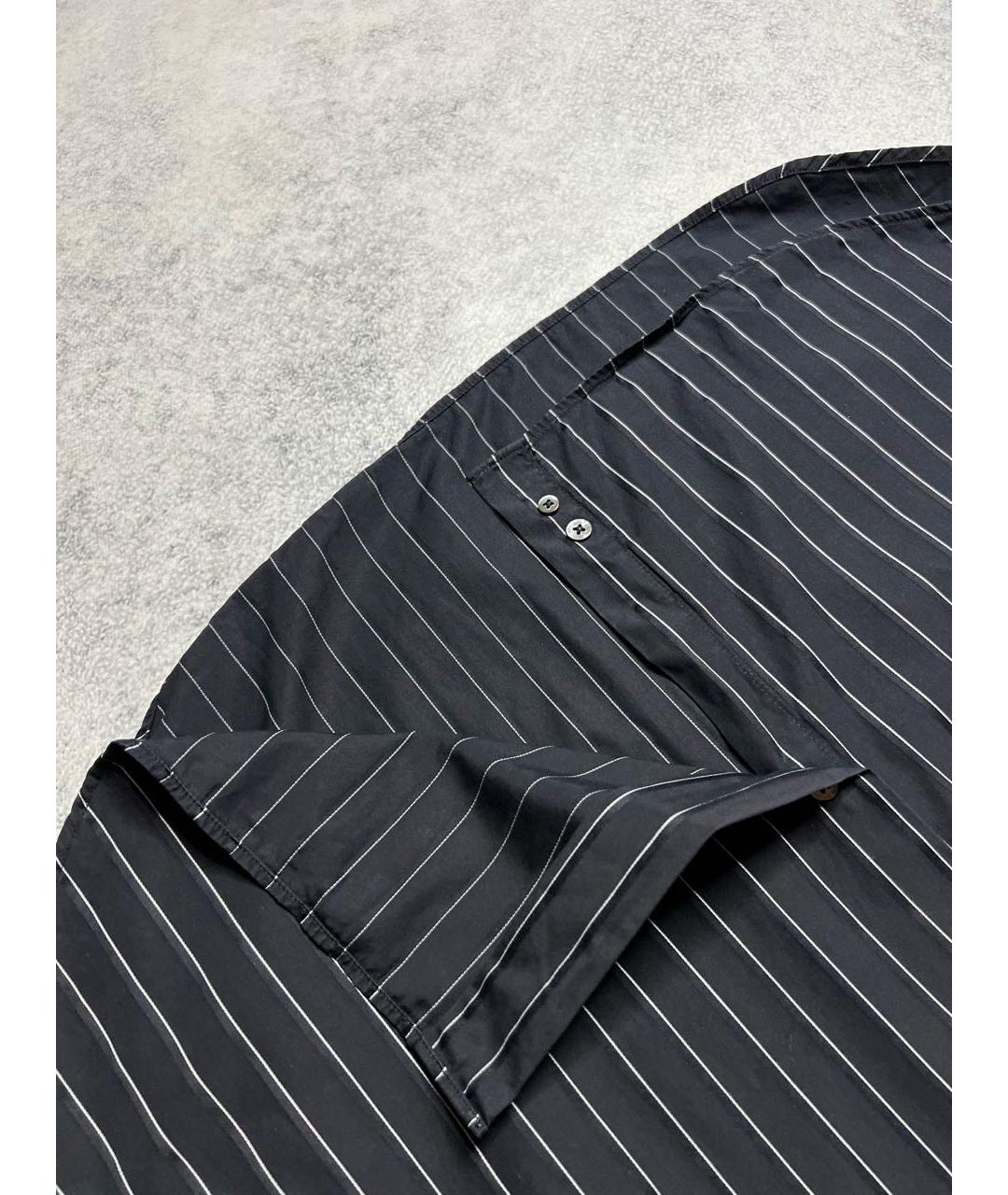 CANALI Черная хлопковая классическая рубашка, фото 5