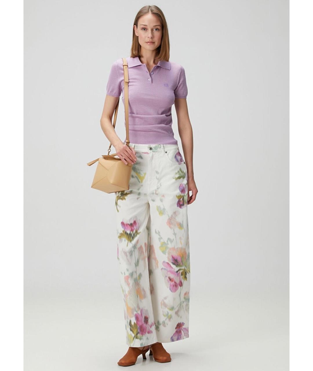 LOEWE Мульти хлопковые джинсы клеш, фото 5