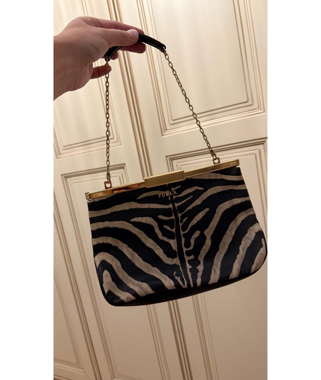 FURLA Мульти кожаная сумка с короткими ручками, фото 4