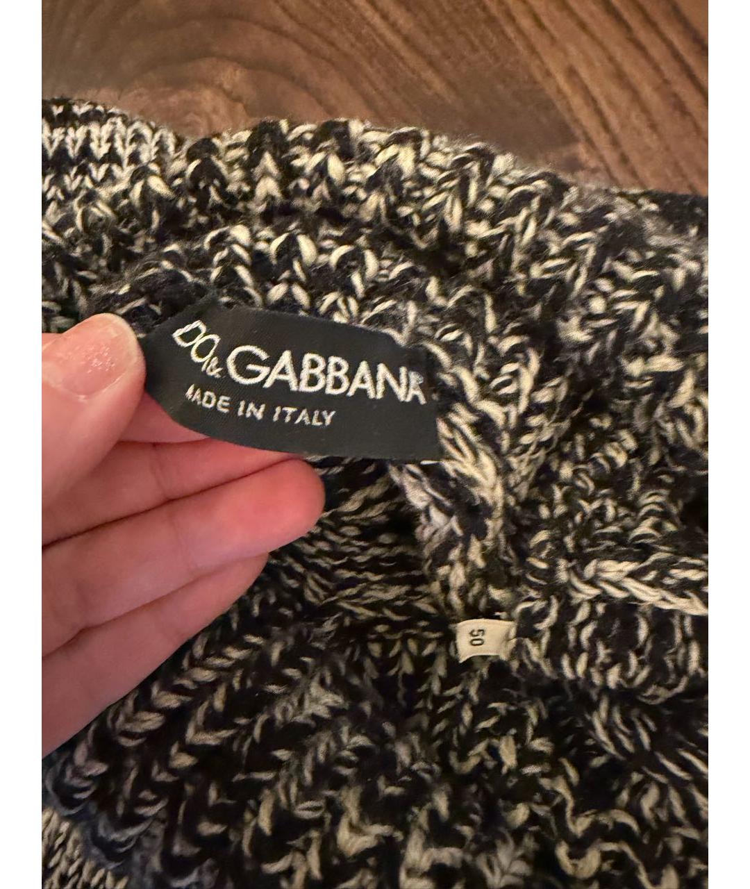 DOLCE&GABBANA Серая шерстяная водолазка, фото 3