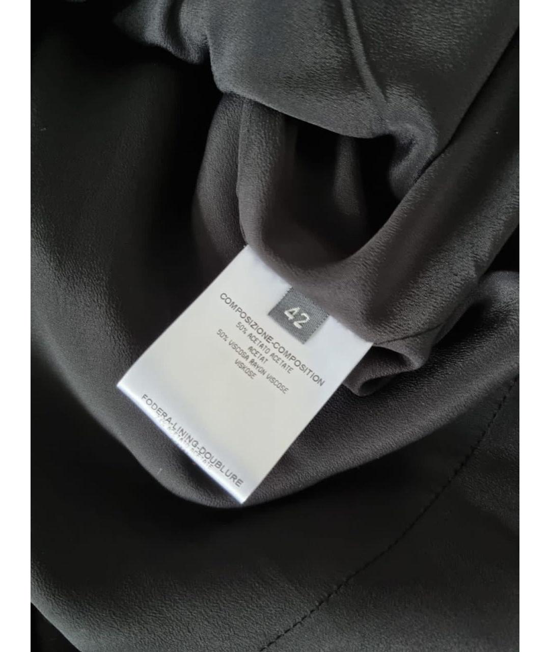 ALEXANDER MCQUEEN Черный тренч/плащ, фото 6
