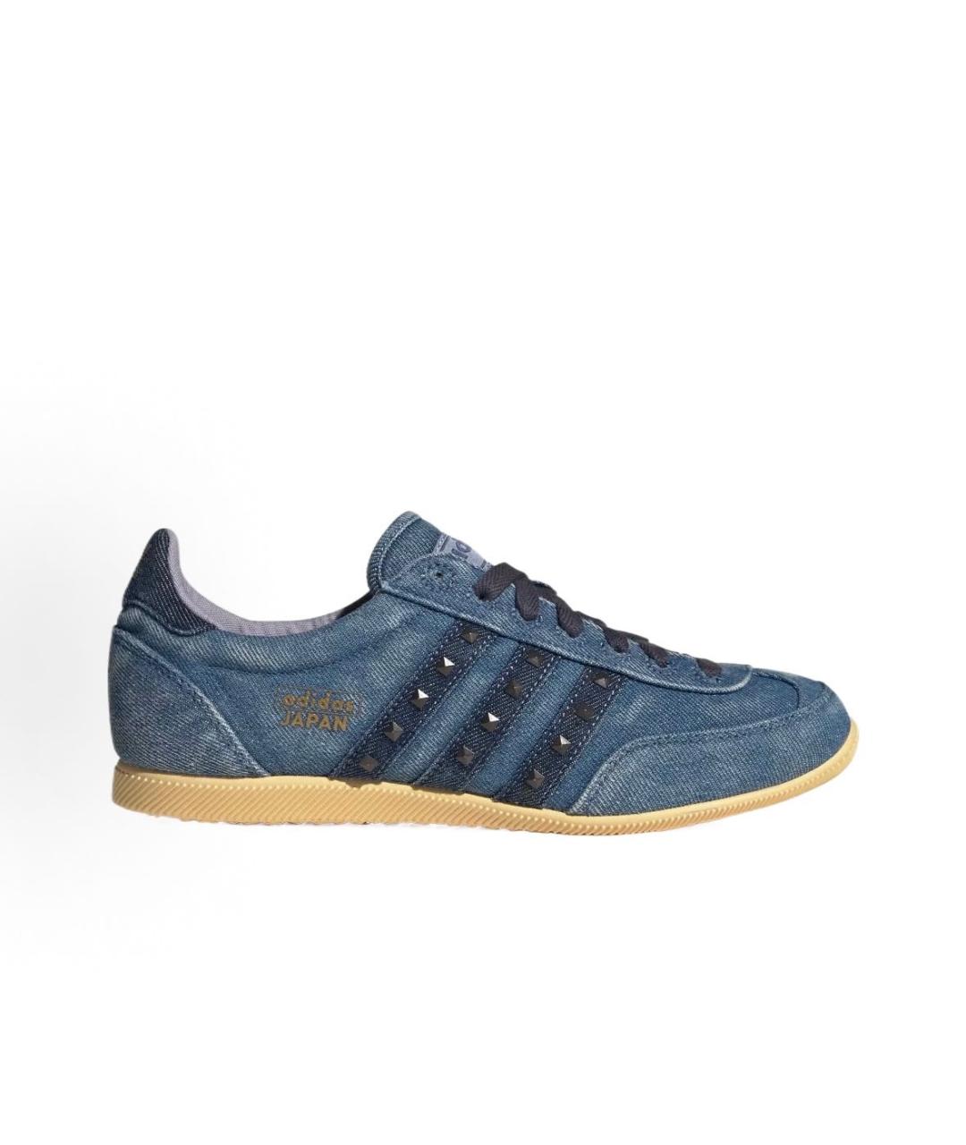 ADIDAS Синие текстильные низкие кроссовки / кеды, фото 5