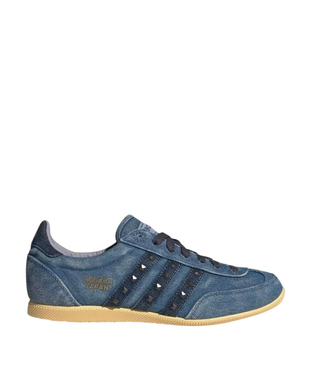ADIDAS Синие текстильные низкие кроссовки / кеды, фото 1