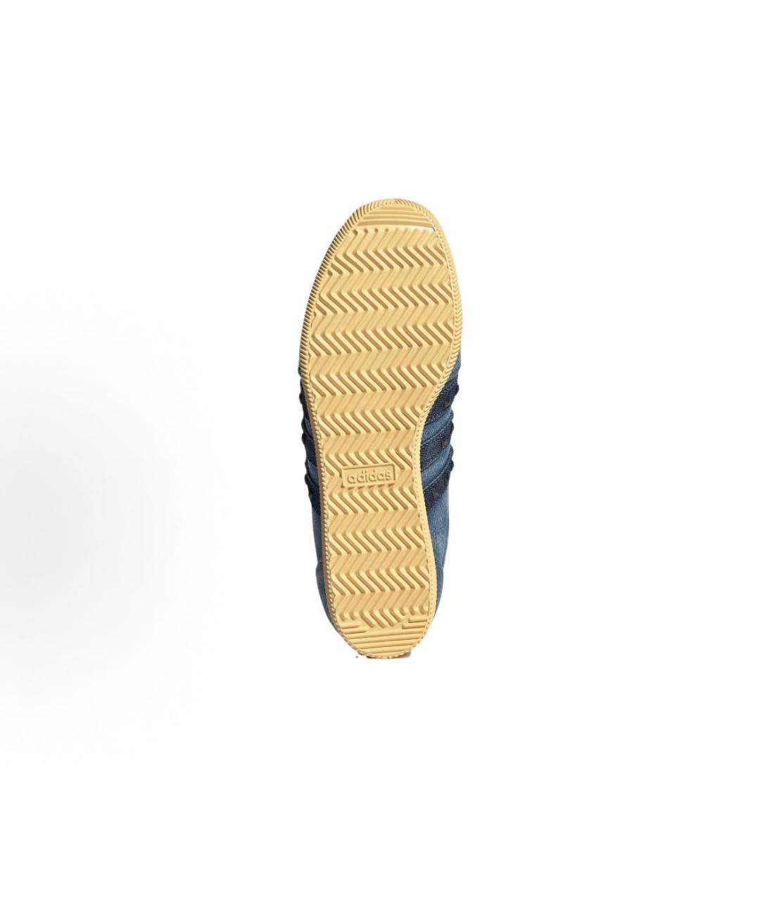 ADIDAS Синие текстильные низкие кроссовки / кеды, фото 4