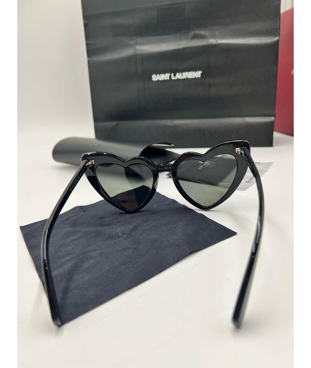 SAINT LAURENT Черные солнцезащитные очки, фото 5